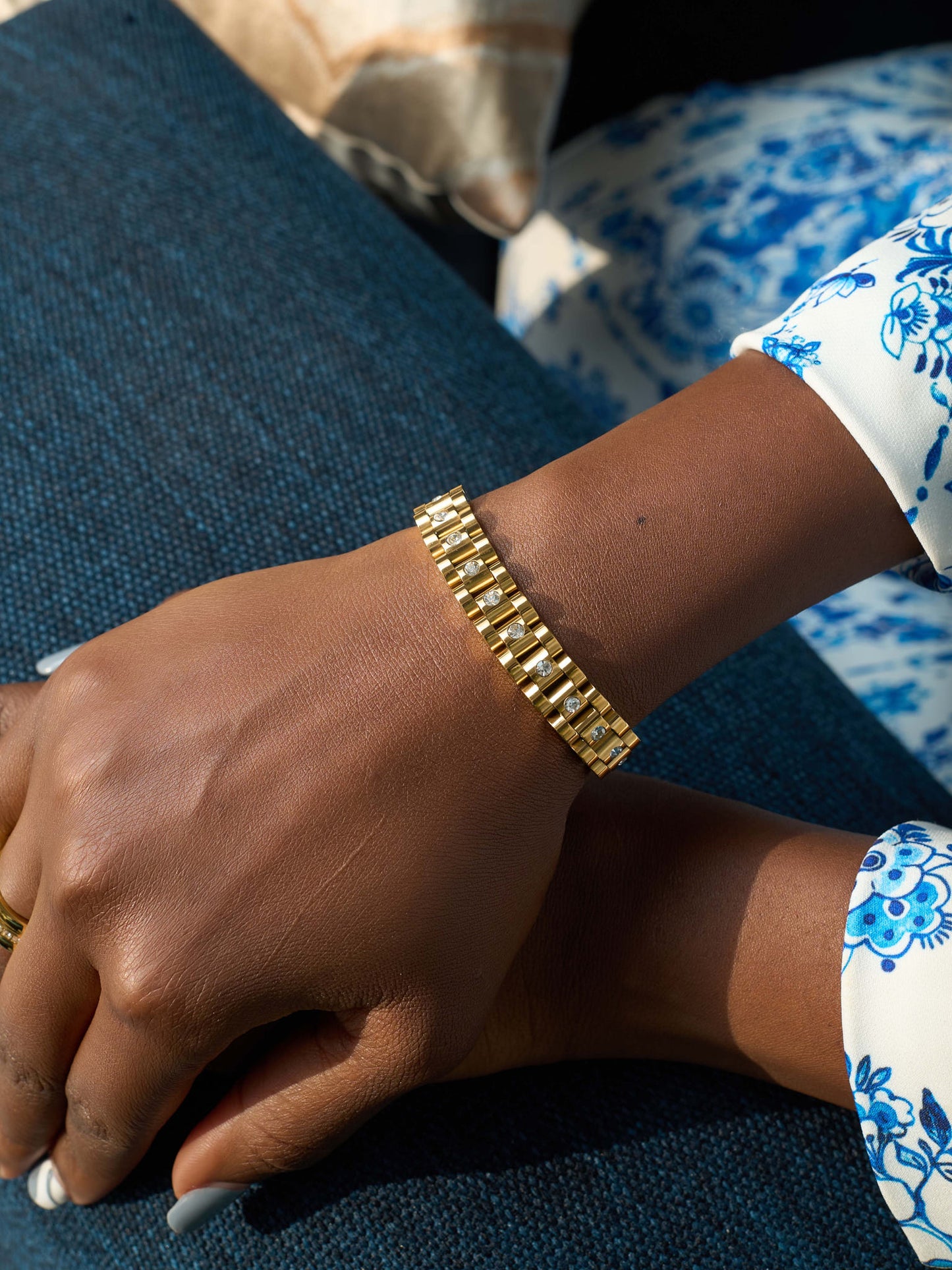 CHUNKY WATCHBAND CHAIN BRACELET