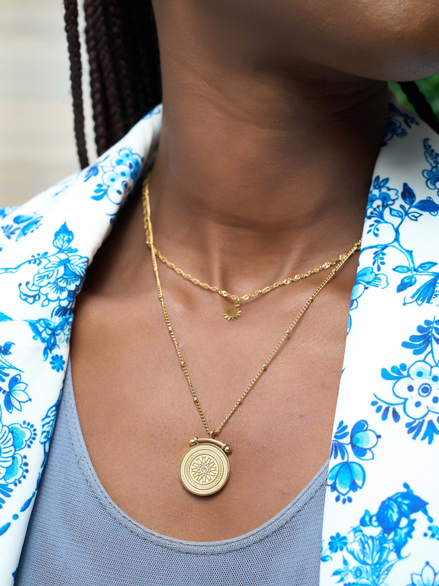 SIENNA DOUBLE LAYERED NECKLACE