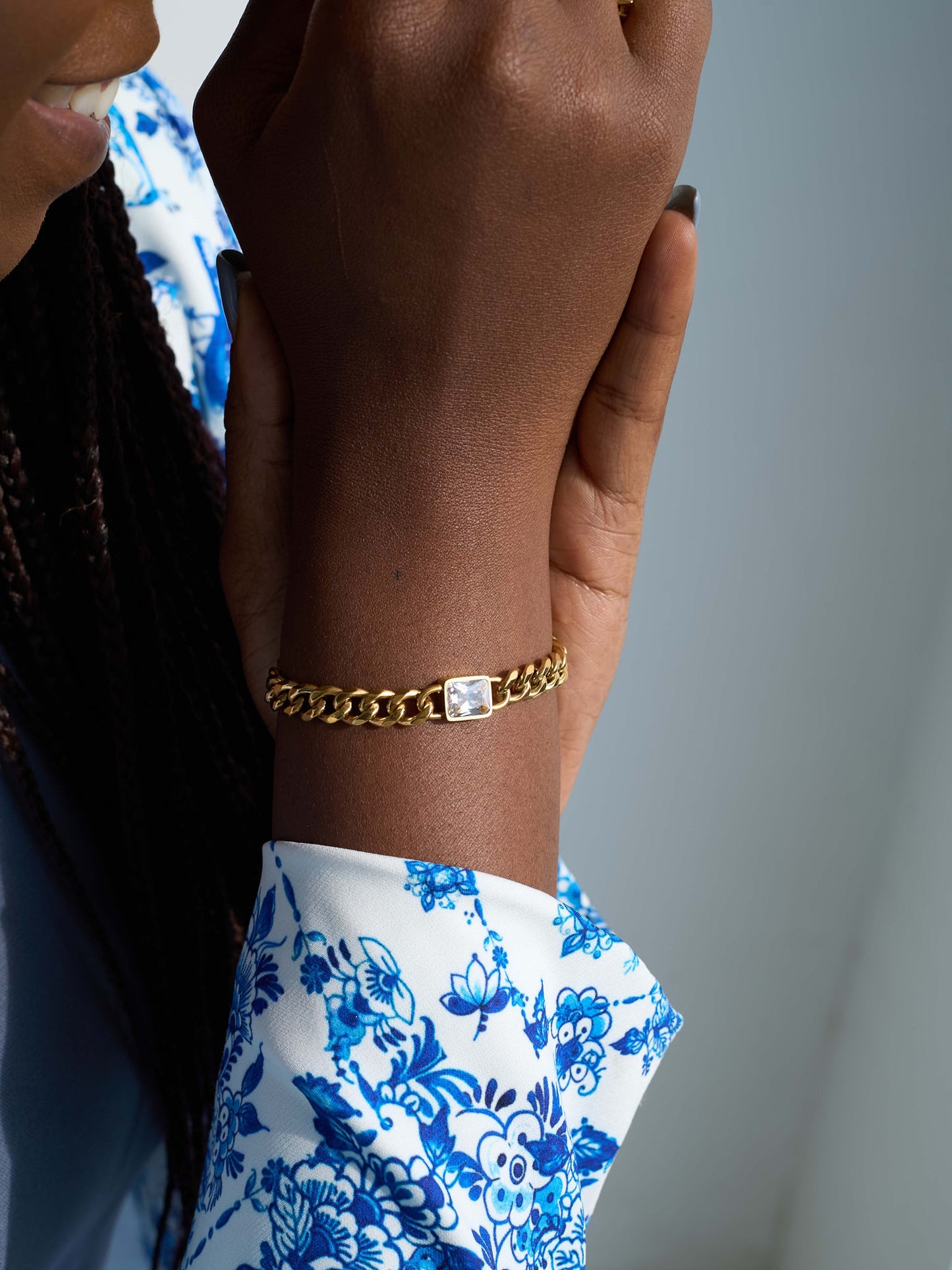 GEMSTONE CHAIN BRACELET