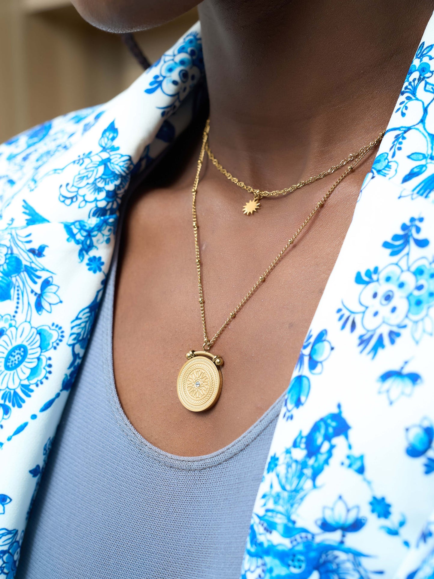 SIENNA DOUBLE LAYERED NECKLACE