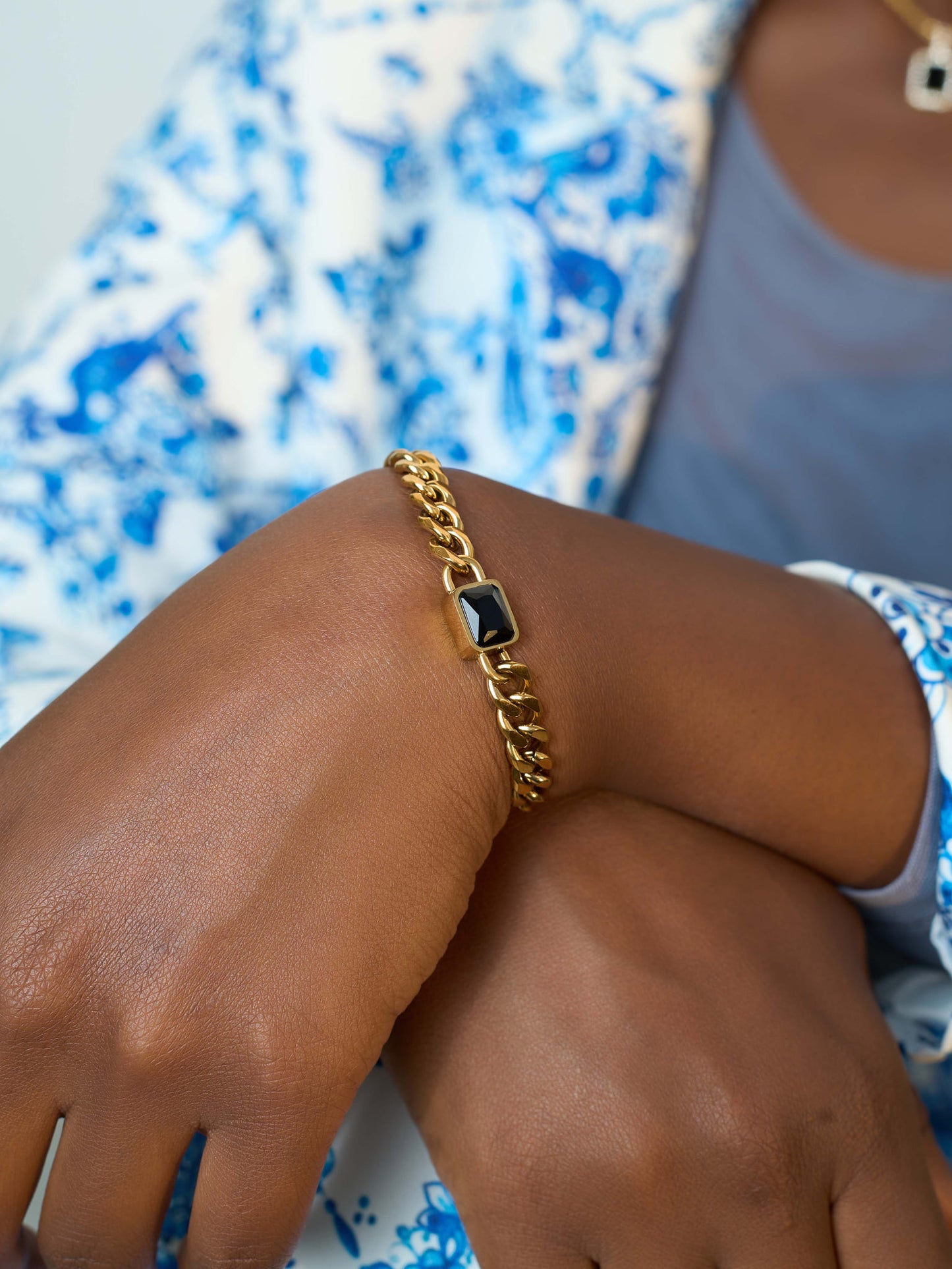 GEMSTONE CHAIN BRACELET