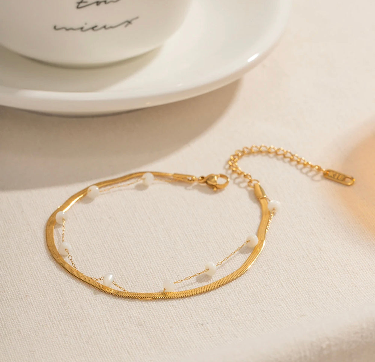 JAY DOUBLE LAYER ANKLET