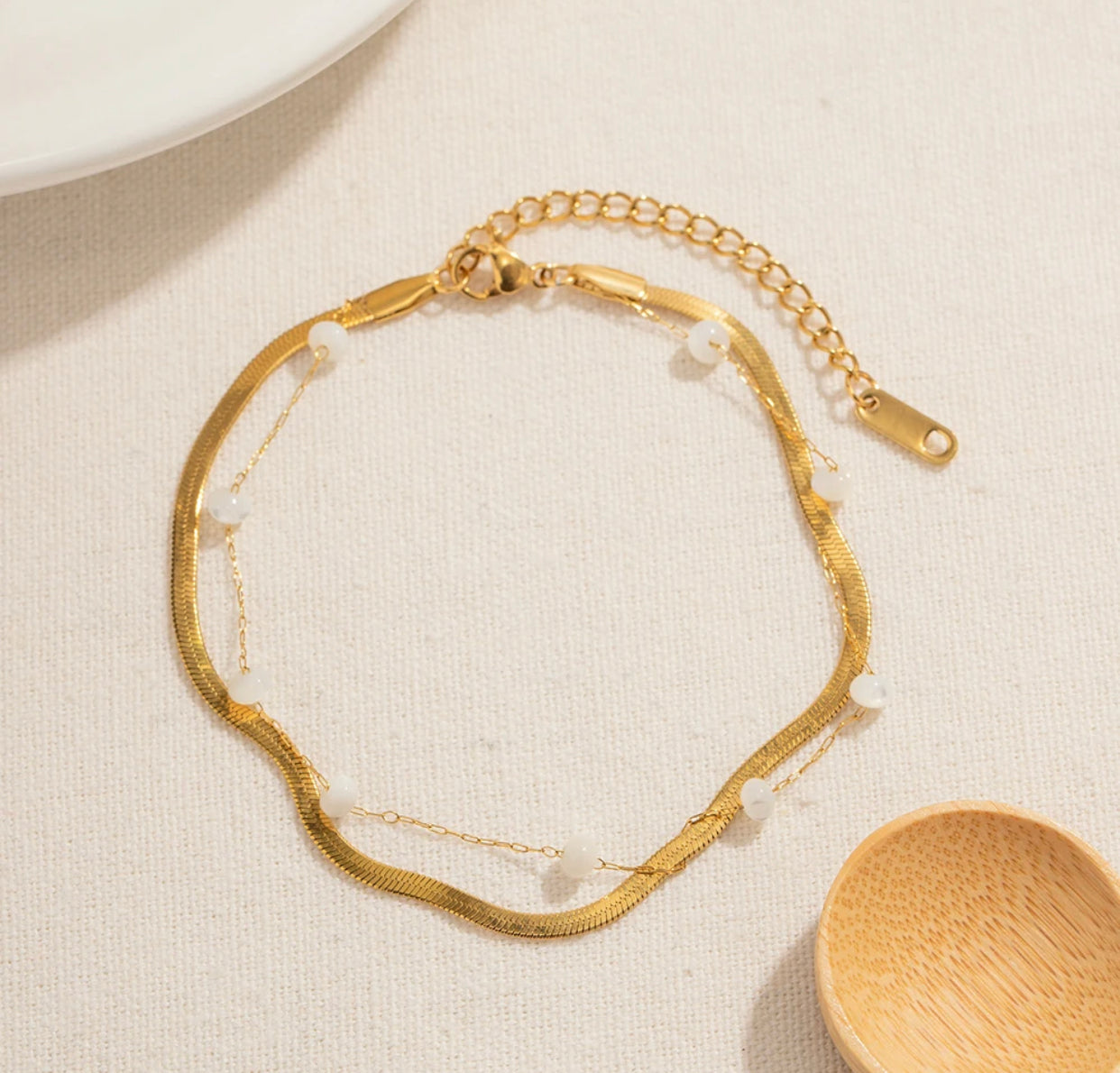 JAY DOUBLE LAYER ANKLET