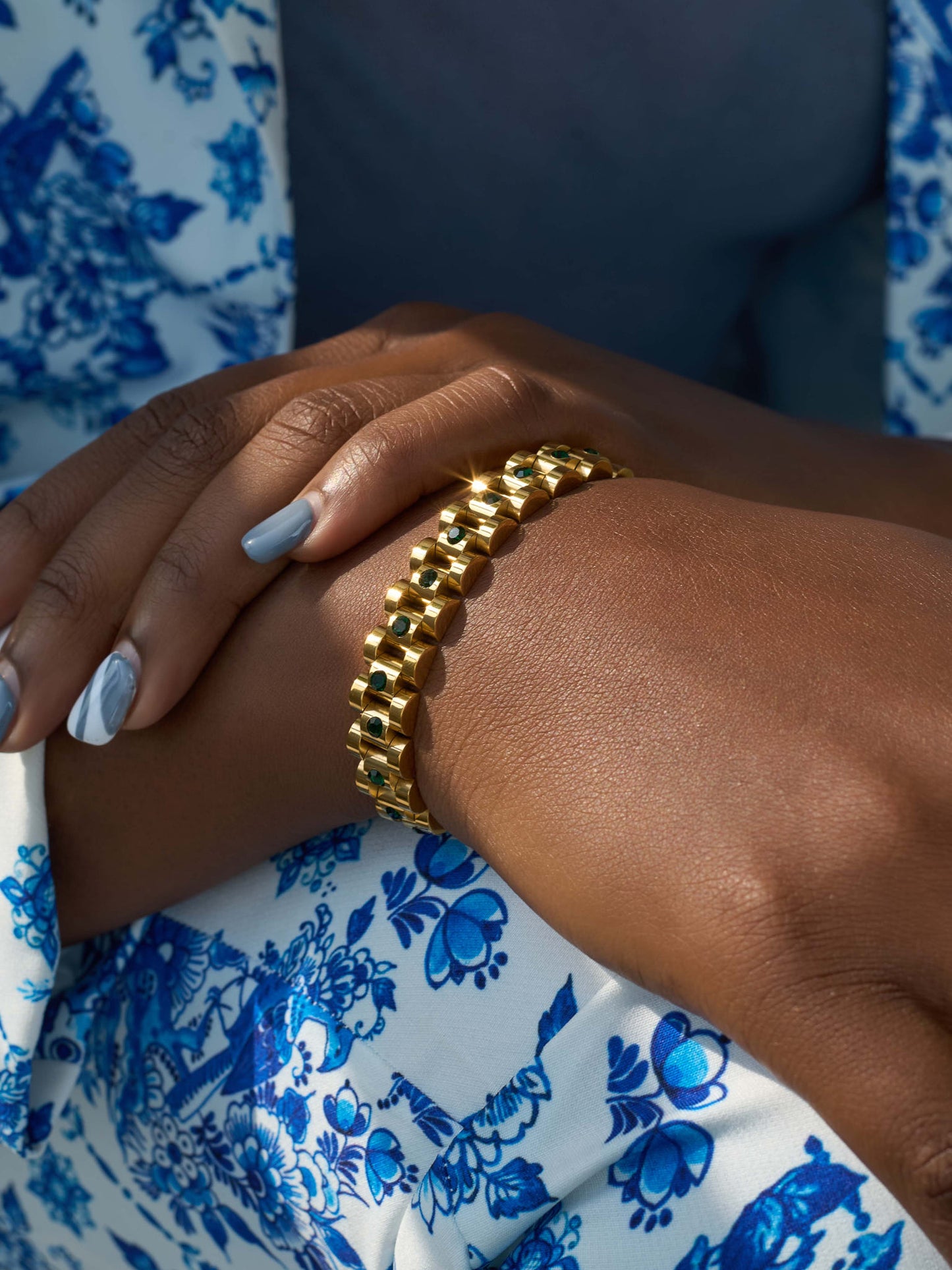 CHUNKY WATCHBAND CHAIN BRACELET