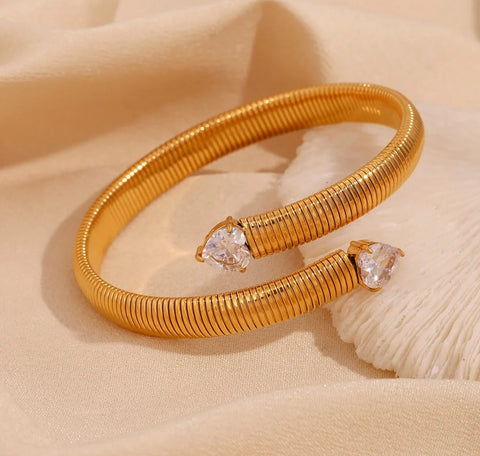 STONE TWISTER BANGLE