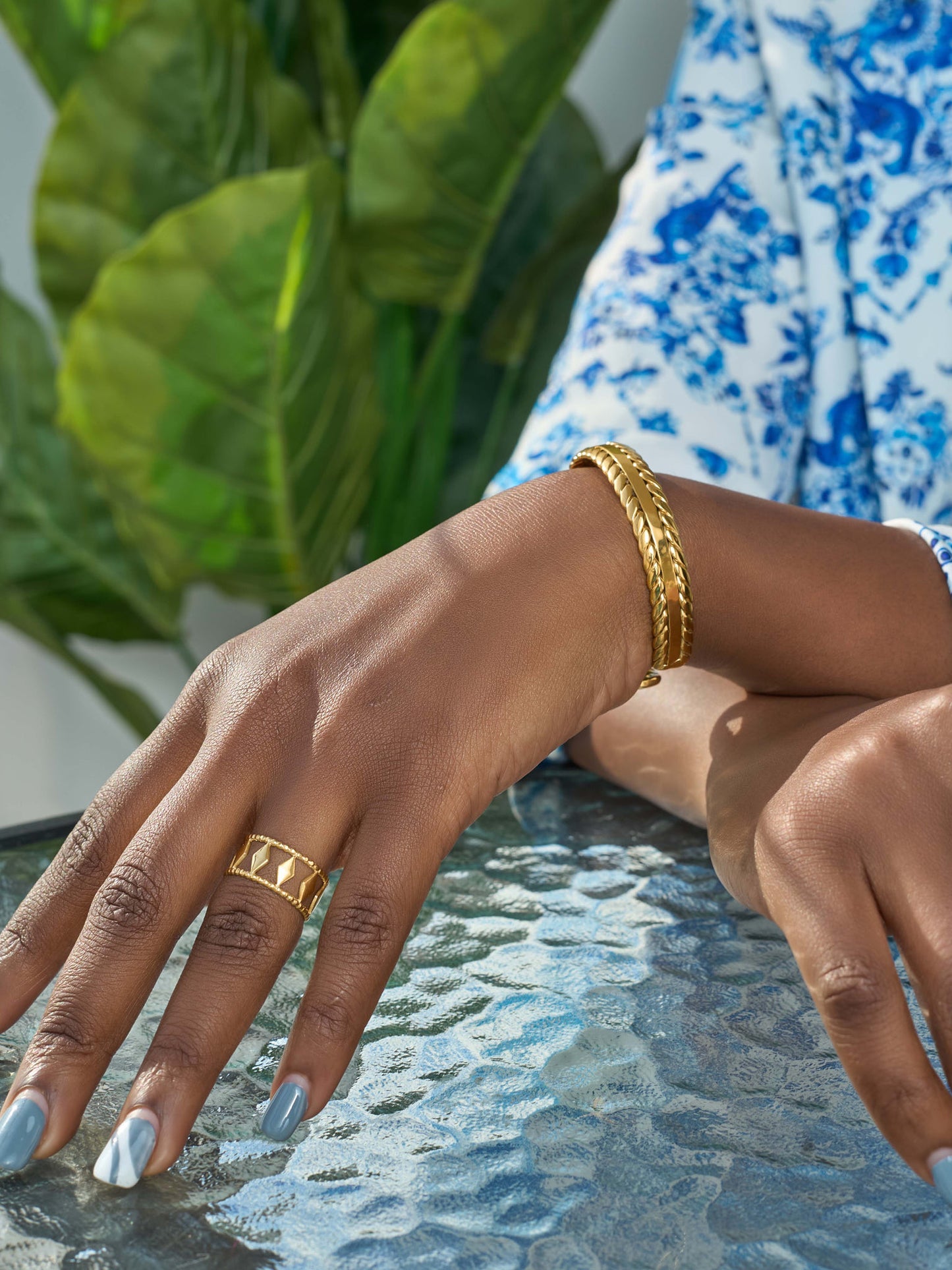 COCO ADJUSTABLE LINKED RING