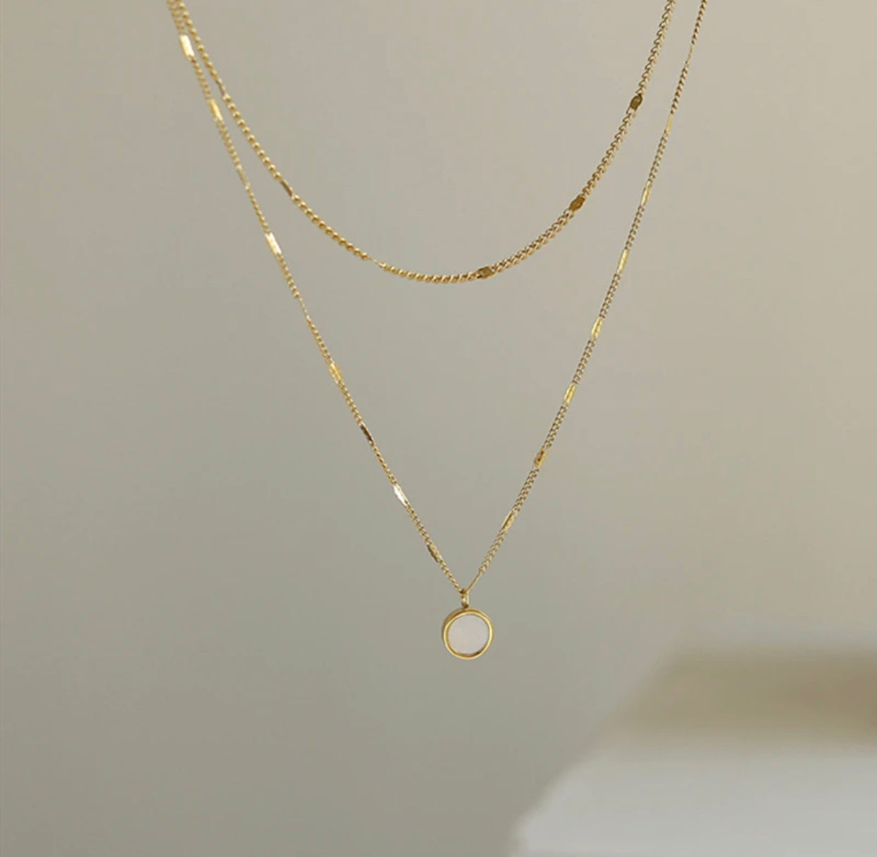 Seren 18K Gold Minimalist Necklace
