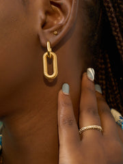 GEOMETRIC HOOP EARRINGS