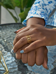 COCO ADJUSTABLE LINKED RING