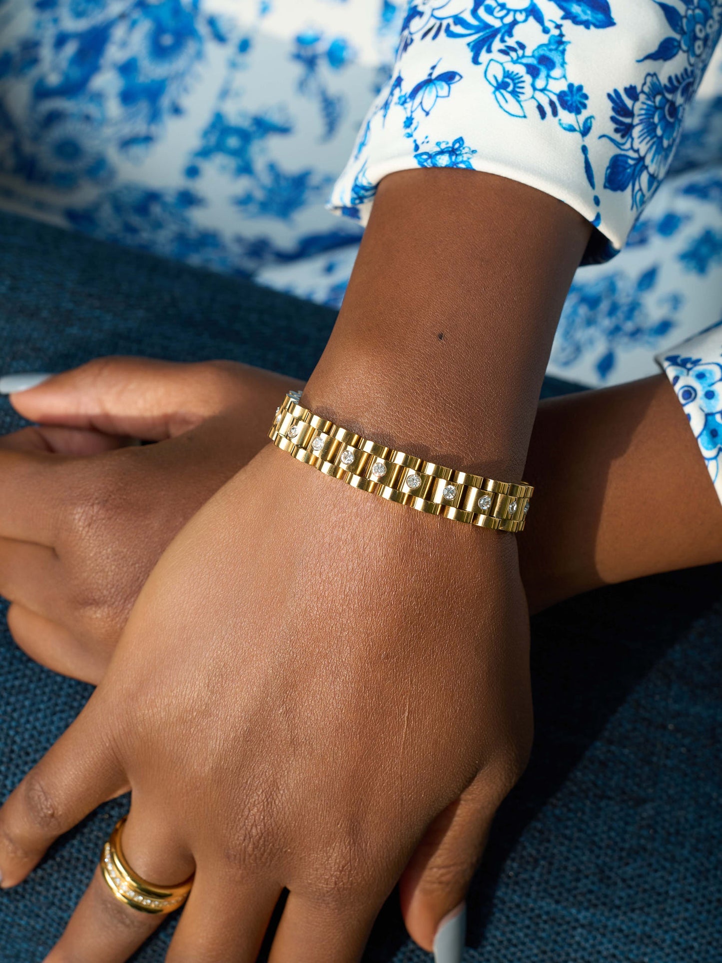 CHUNKY WATCHBAND CHAIN BRACELET