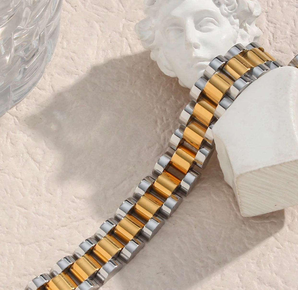 CHUNKY WATCHBAND CHAIN BRACELET