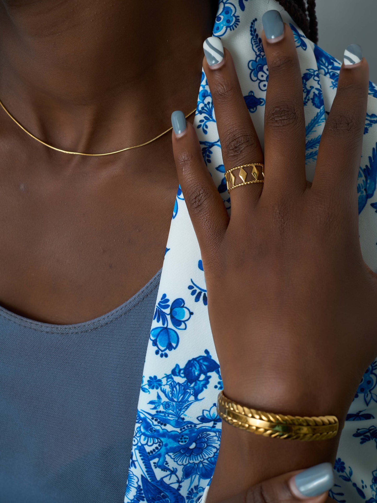 COCO ADJUSTABLE LINKED RING