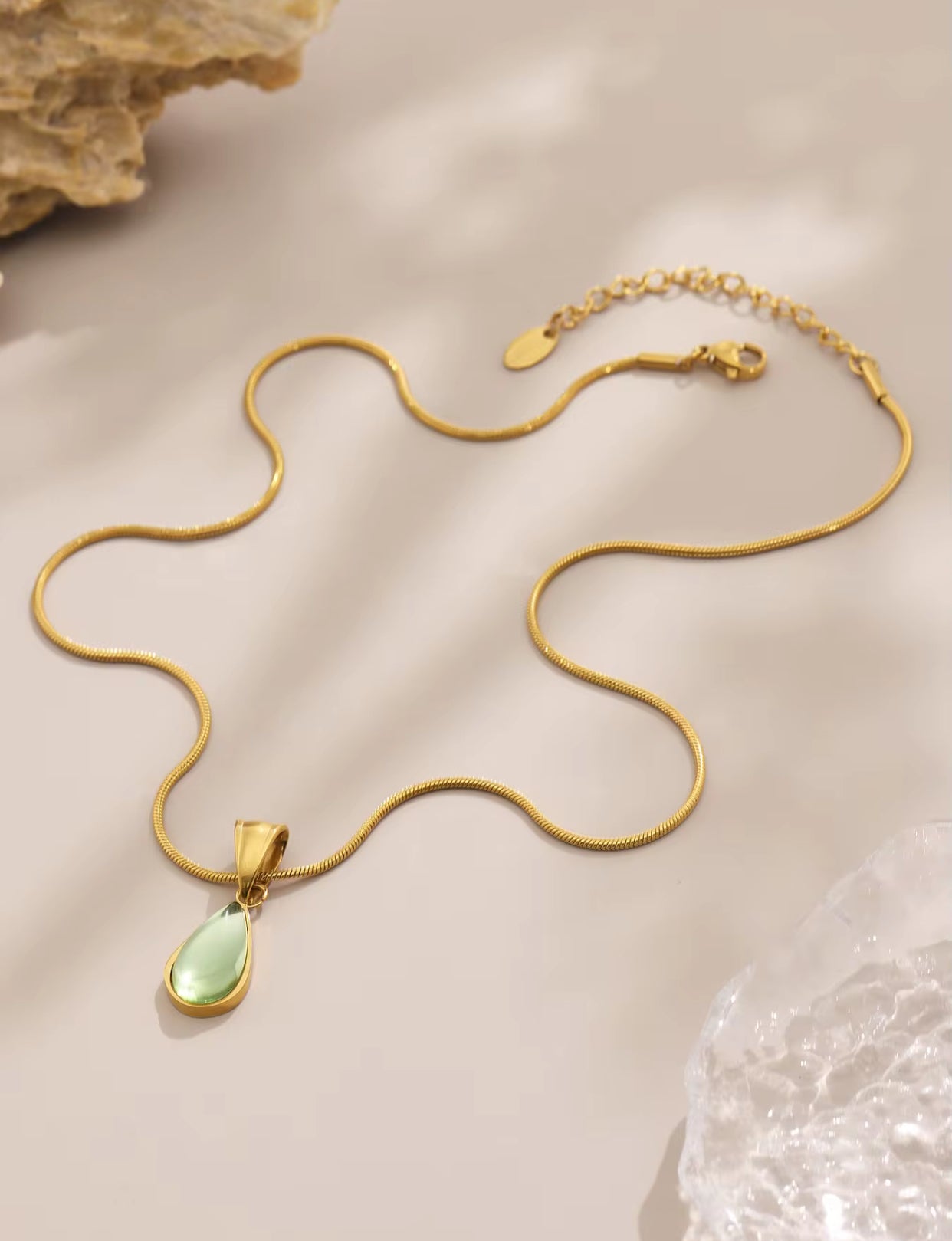 Aurora 18K Gold Waterproof Necklace